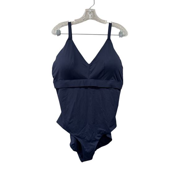 SPANX Navy Blue Sunkissed Classic One Piece Swimsuit 2XL - Picture 1 of 4